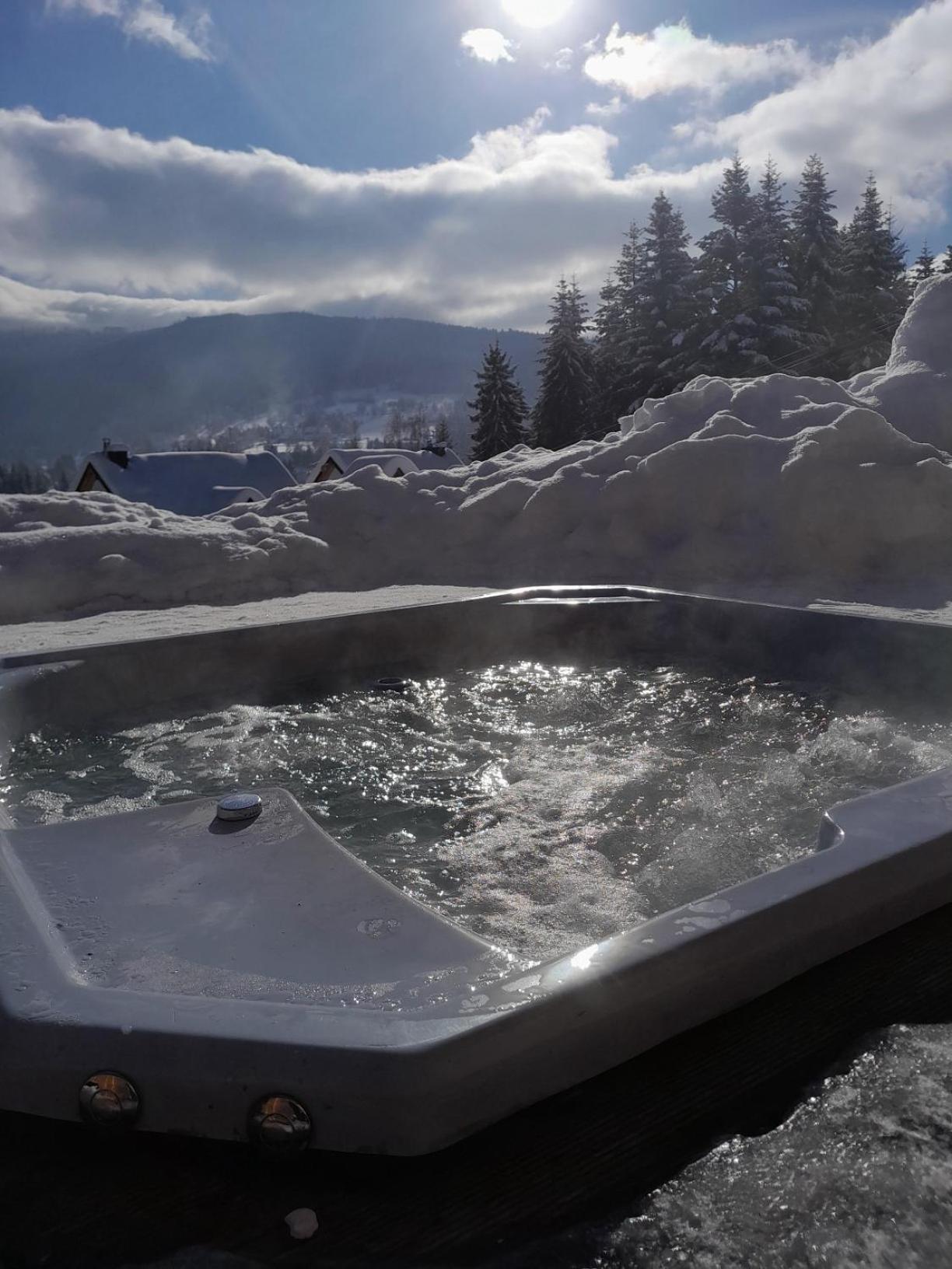Zawoja Nad Korona Z Jacuzzi Villa Exteriör bild