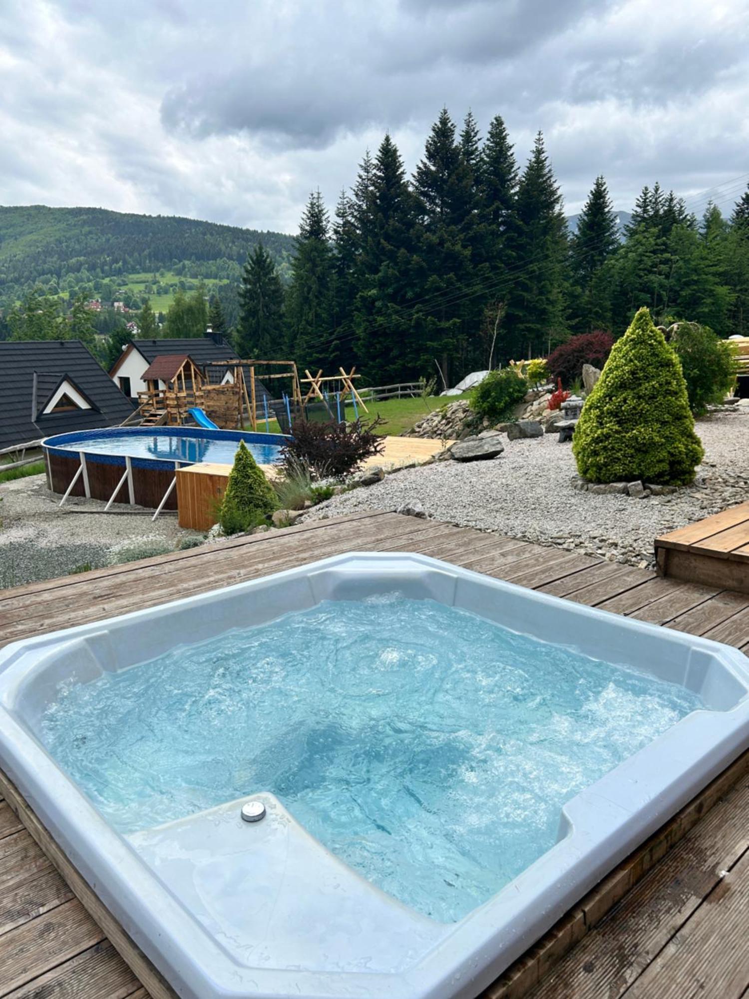 Zawoja Nad Korona Z Jacuzzi Villa Exteriör bild