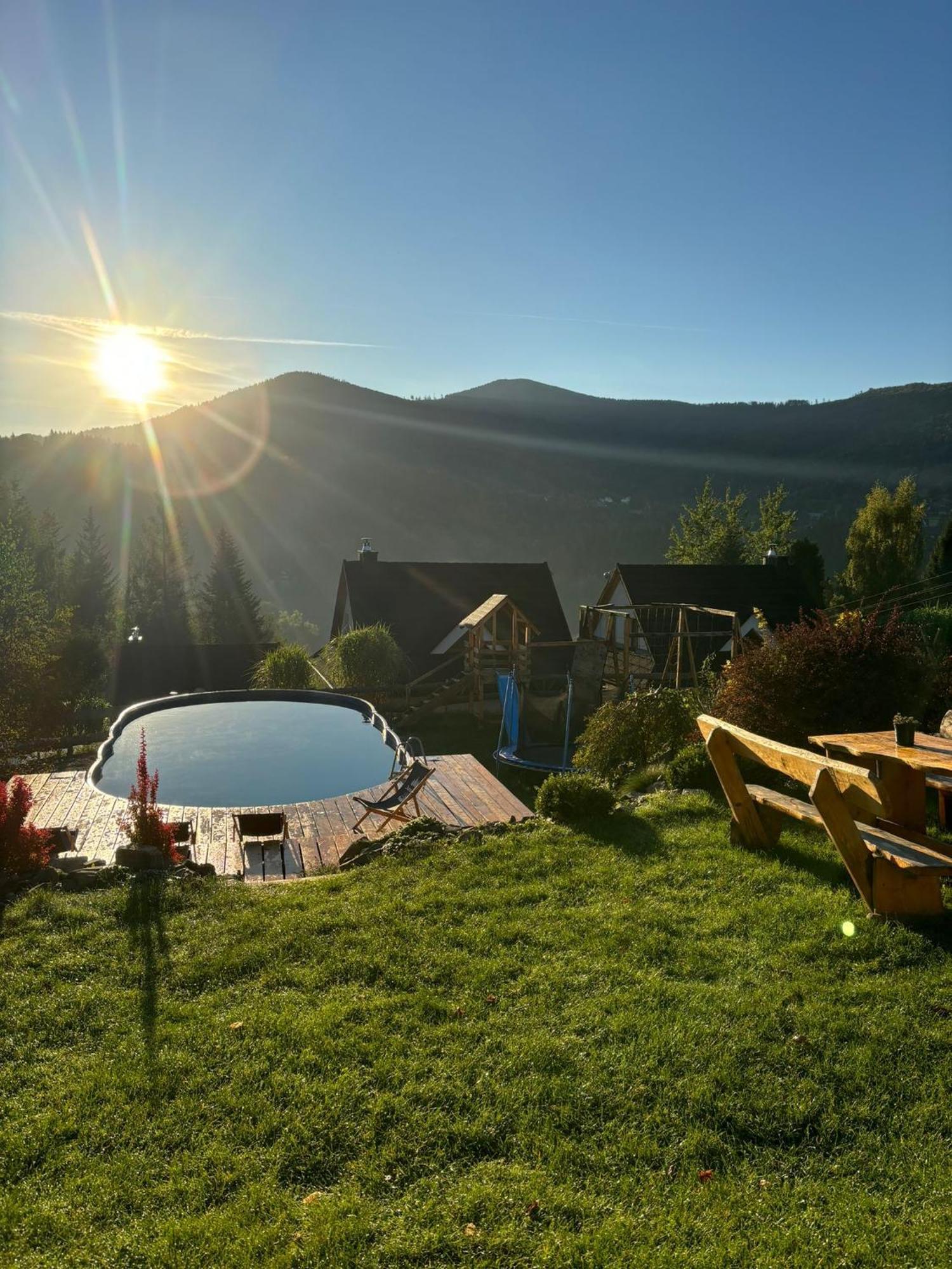 Zawoja Nad Korona Z Jacuzzi Villa Exteriör bild